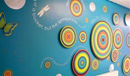 Dimensional wall graphics